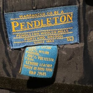 Pendleton Mens Green Canvas Field Jacket